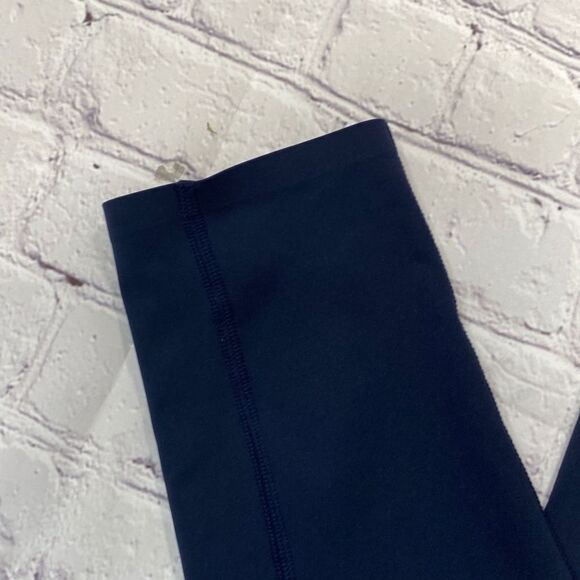 Spanx Seamless Slit Hem Ankle Leggings Navy Large - Picture 4 of 8